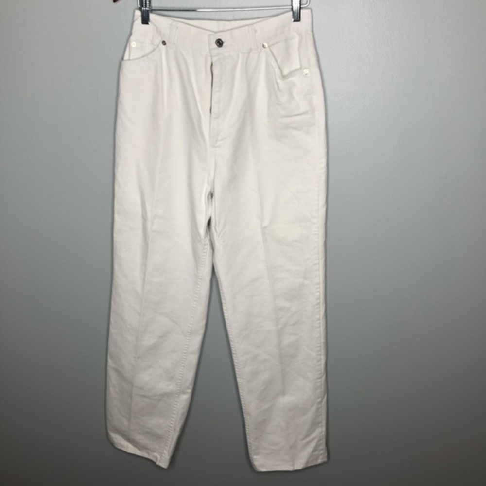 Levi’s vintage ultra high rise white mom jeans